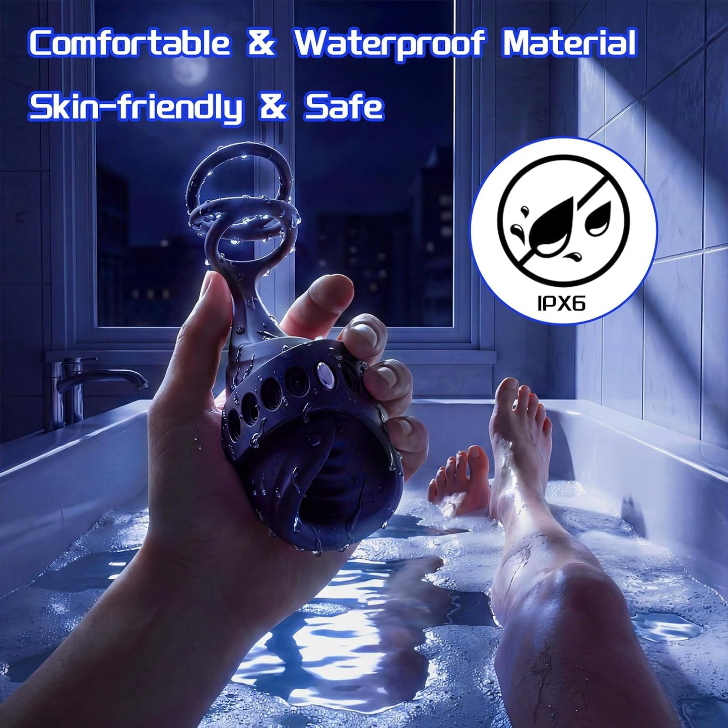 App-Controlled Wearable Male Vibrator Trainer – 9 Modes & Adjustable Fit