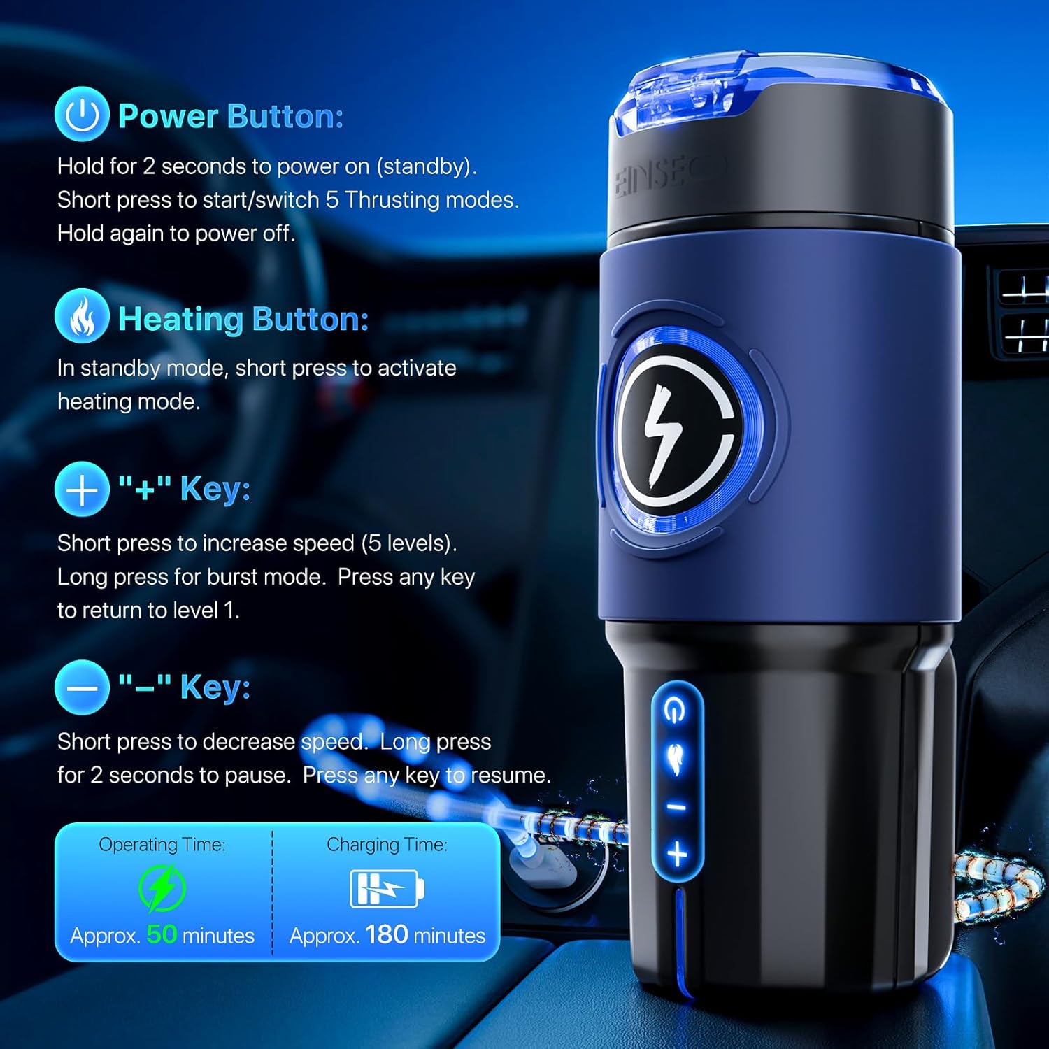 Male Masturbator Sex Toys for Men - AI & APP Control Thrusting Male St Gawk3000 Male Masturbator Sex Toys for Men - AI & APP Control Thrusting Male St Gawk3000