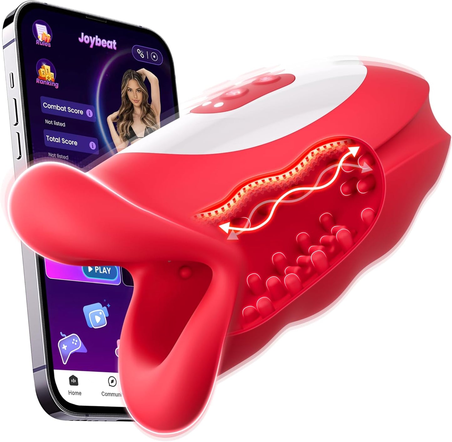 Male Sex Toys for Men – baiwatt Waving Motion Male Maturbator Hollow Out Design with AI Sync APP for 10 Waving & Vibrating in 3 Motors for 360° Wrapped Stroker Vibrator, Adult Sex Toy for Gay Men