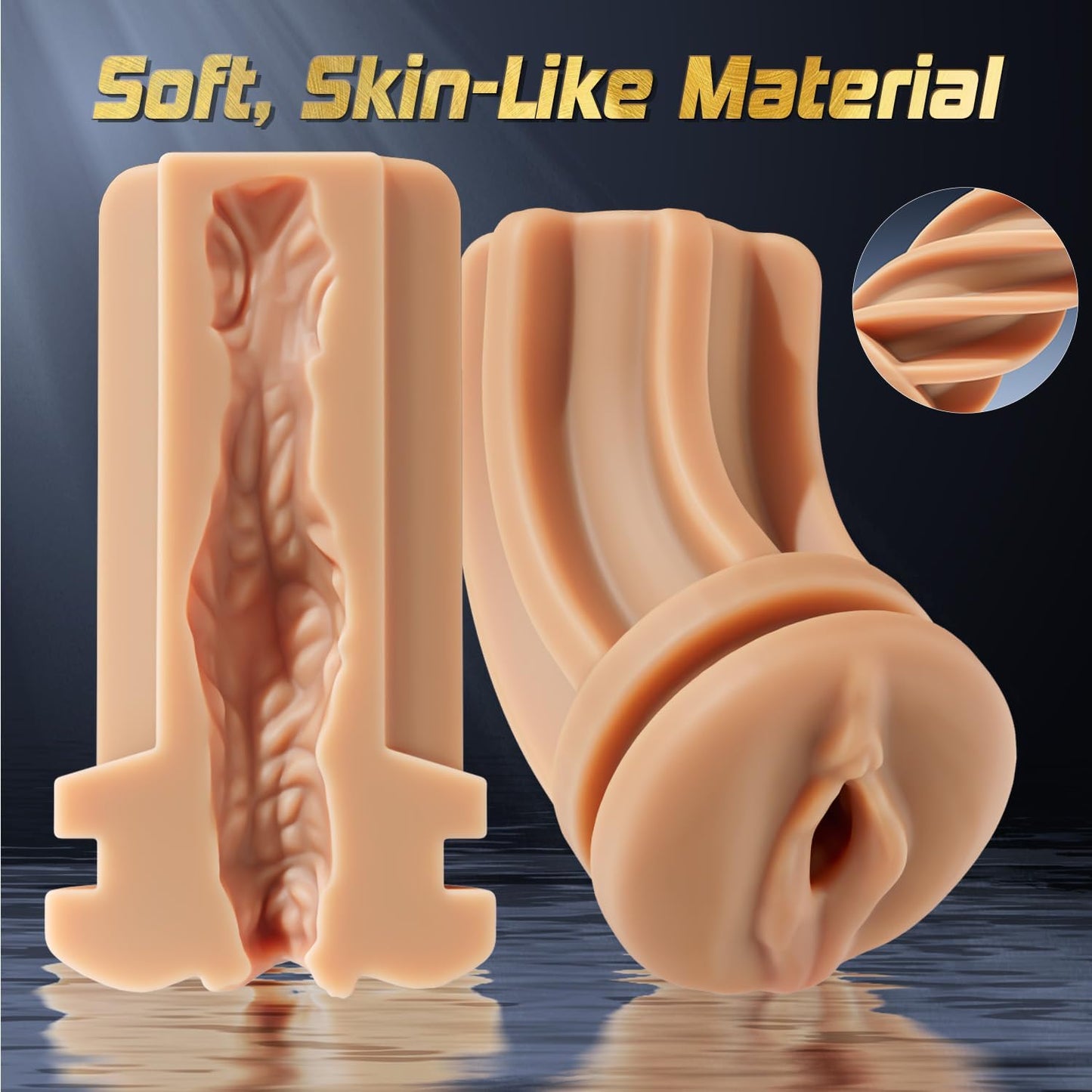 Automatic Male Masturbators Sex Machine,ThrustMax 360°Adjustable Suction Mount Hands-Free Male Sex Toys with 3 Thrusting & Rotating Modes, Interchangeable Pocket Pussy & Dildo for Men, Women & Couples