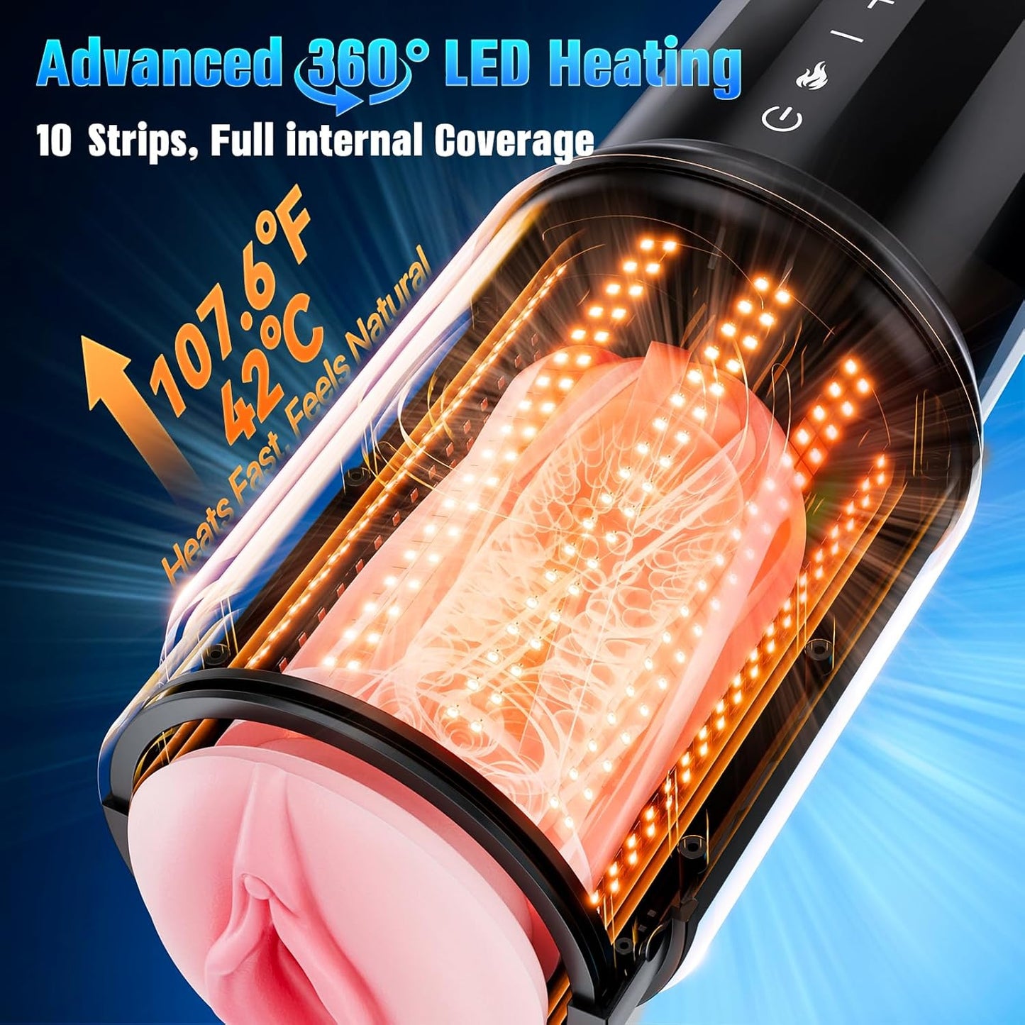 Male Masturbator Sex Toys for Men - AI & APP Control Thrusting Male St Gawk3000 Male Masturbator Sex Toys for Men - AI & APP Control Thrusting Male St Gawk3000