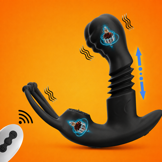 Wireless Electric Remote Controlled Ultimate Rotating Prostate Massager