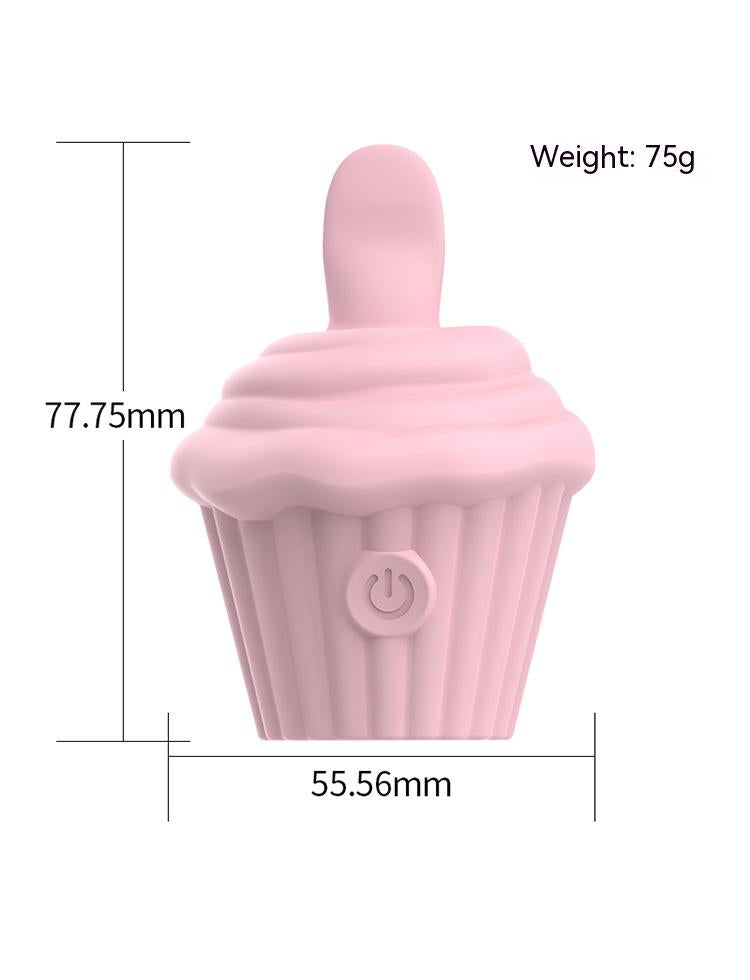 CUPCAKE - Cup Cake Licking Vibrator Vibrating Clitoral Sucking Sex Toy For Women