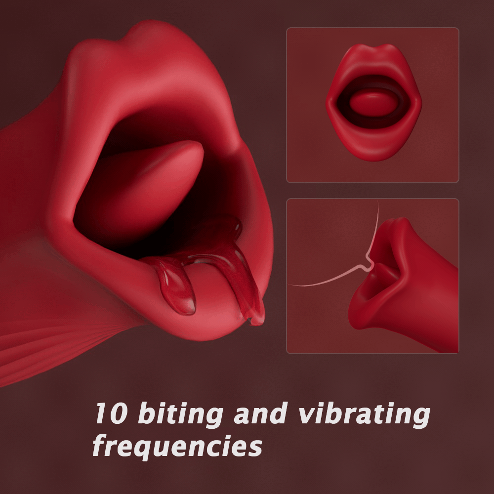 MR-G Rose Muncher Nibbler Tongue Licking Sucking & Dildo Vibrator