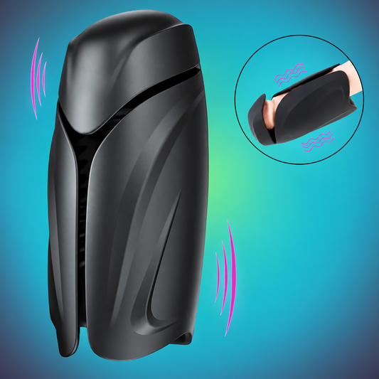 BLACKWARRIOR - Cock Penis Vibrator Trainer Glans Massager Sleeve