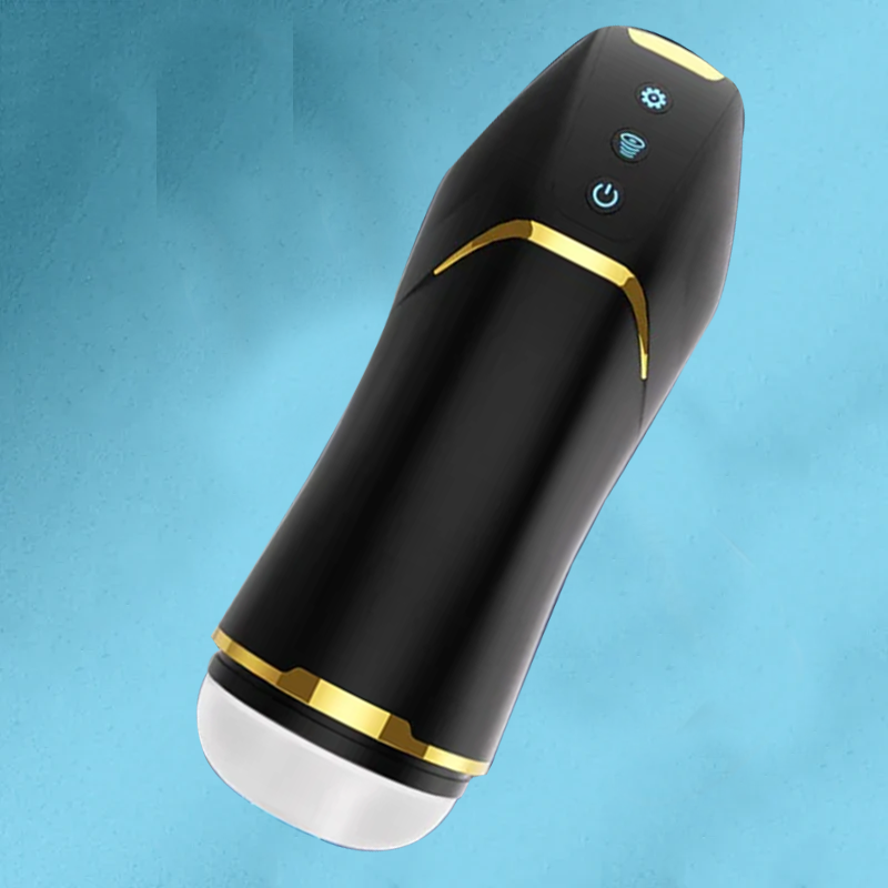Evander Auto Sucking Male Masturbator - Vibrating & Waterproof