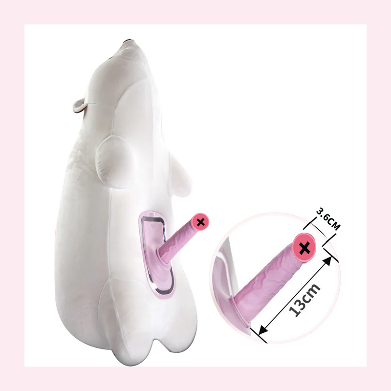Infinity Pillow Bear Polar Bear Pillow Toy Adult Lurevibe Remote Control Sex Machine, Doll