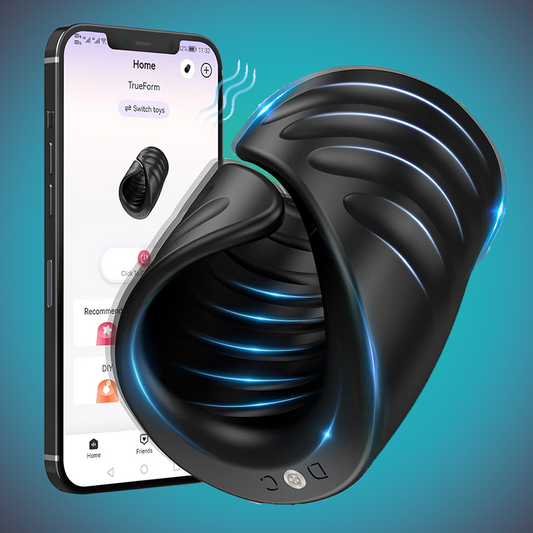 Male Sex Toys for Men - Male Masturbator Penis Training Vibrator with APP Control, Vibrating Sex Toy Strokers Glans Trainer Stimulator, Mens Sex Machine Masturbators Adult Edible Sensual Delights