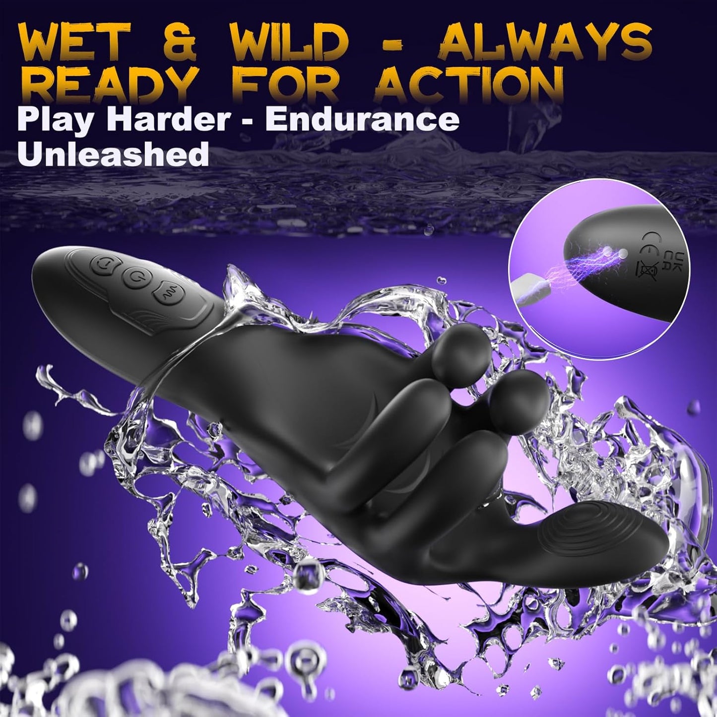 Male Sex Toys for Men Masturbators- baiwatt Tentacle Penis Vibrator Stroker with 10 Clamping & 10 Vibrating Modes for Prowerful Training Wrap, Male Masturbator Mens Adult Sex Toys for Gay Men Couples