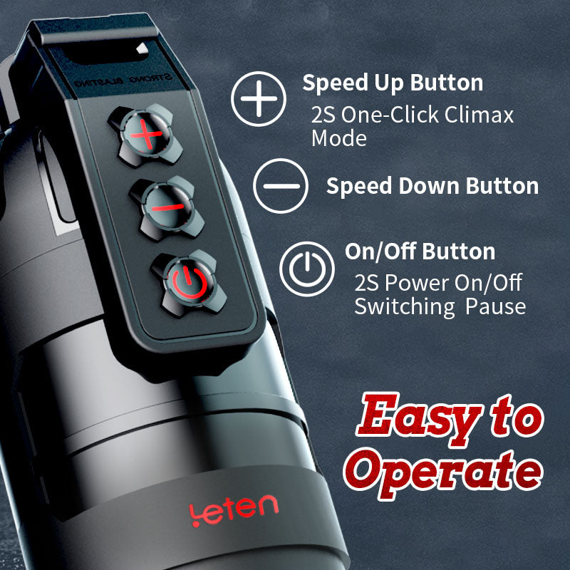 Leten - Flash 10 Vibrating Masturbator and Pussy Pockets 2 in 1 APP Control