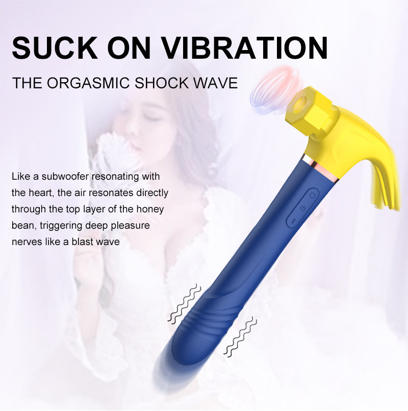 Jack Pink Colorful The Love Hammer Hamme Vibrator Adult Sex Toy Dildo