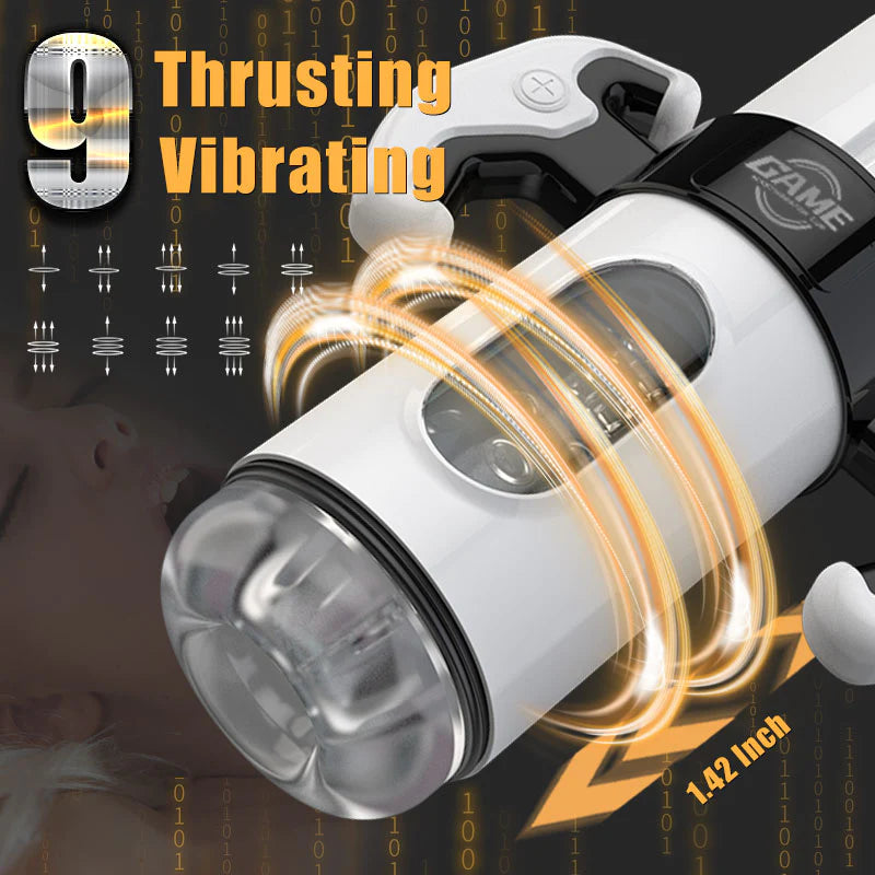 G-PLS Rotate Enjoyable 10-Frequency Vibration Cup On Man No Legs Hurt