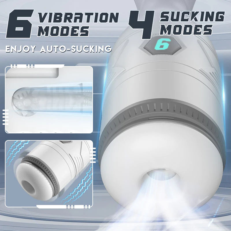 Voyage - Training Persistence Masturbation Cup White Penis Massager