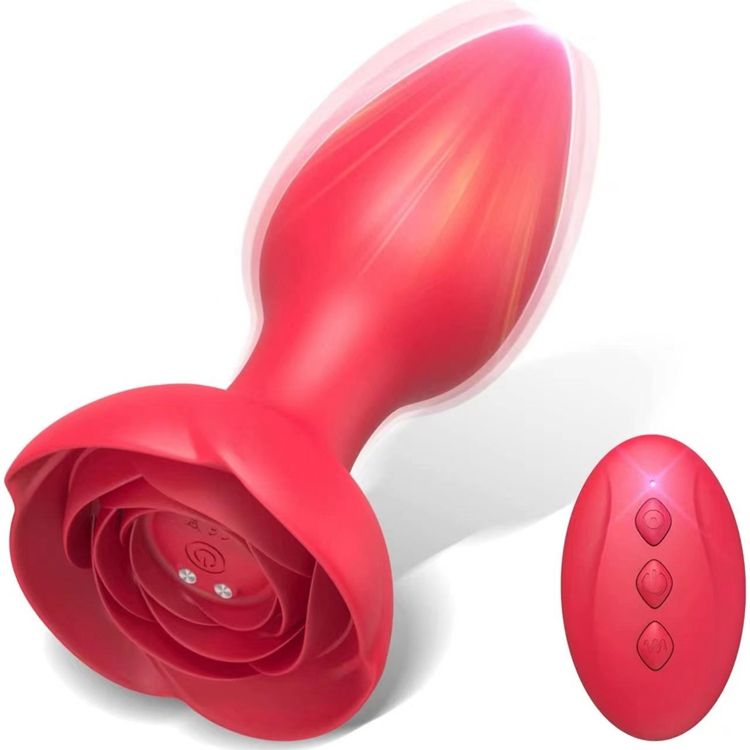 rose with butt plug